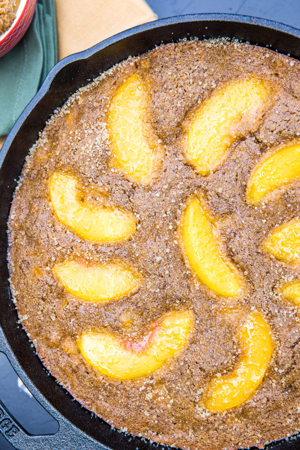 Spiced Peach Skillet Cake VeryVera